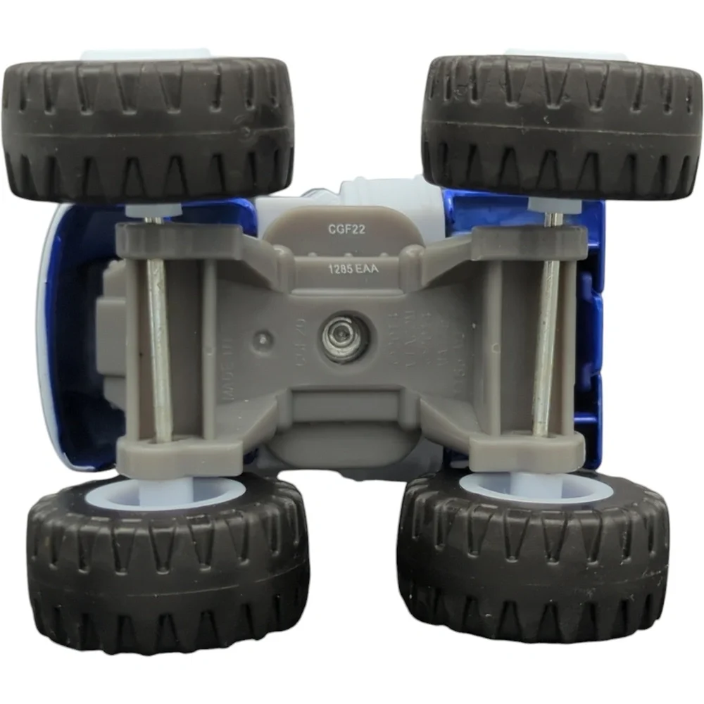 Crusher Blaze and The Monster Machines 2014 Truck Fisher Price Metallic Blue HTF